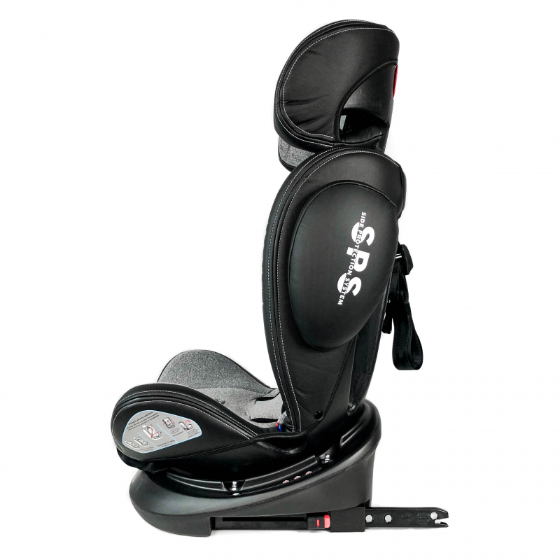 Kikkaboo Seggiolino Auto 0-36 kg STARK ISOFIX BLACK Girevole 360 °