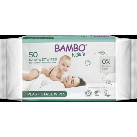 Bambo Nature vlane maramice 50 kom