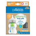 Dr Browns Staklena Options+flasica 150ml-2 u pak