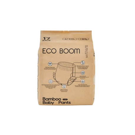 ECO BOOM biorazgradive pelene gacice za bebe velicina XXL(od20kg) 17 kom