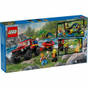 LEGO CITY FIRE 4X4 FIRE TRUCK WITH RESCUE BOAT