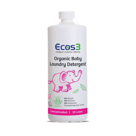 ECOS3 Organski deterdzent za ves za bebe 1050ml,30 pranja