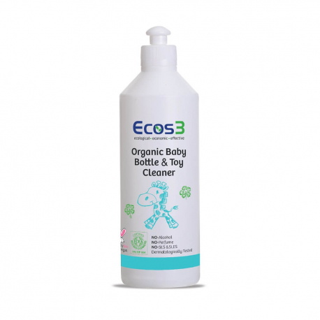 ECOS3 Organsko sredstvo za pranje flasica,posudja za bebe I igracaka 500 ml